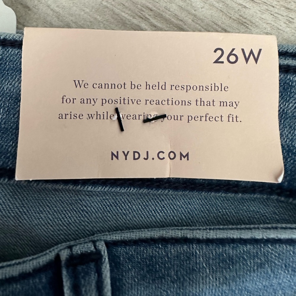 NWT NYDJ Ami Skinny Jeans In Plus Size - Cool Embrace Denim - Exposed Button Fly - Picture 8 of 10